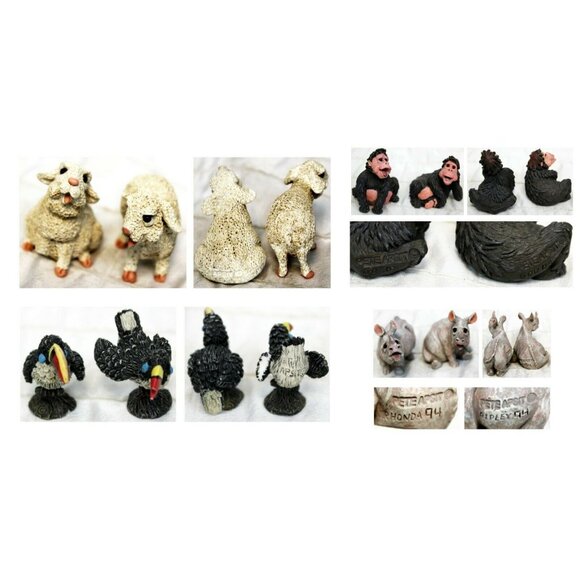 Holy Heard Pete Apsit Noah's Ark Figurine Set Home Decor 27 Animal Figures - Picture 11 of 12